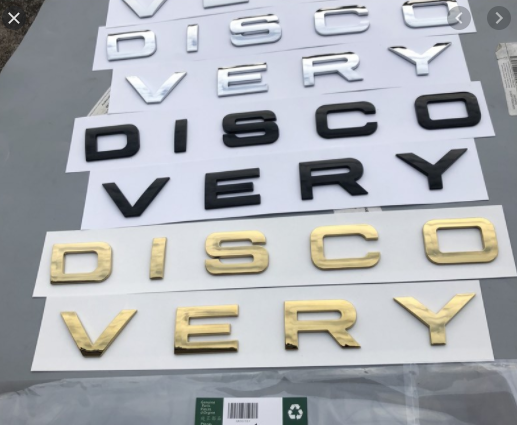 Bộ tem chữ nổi 3D DISCOVERY trang trí xe hơi ô tô