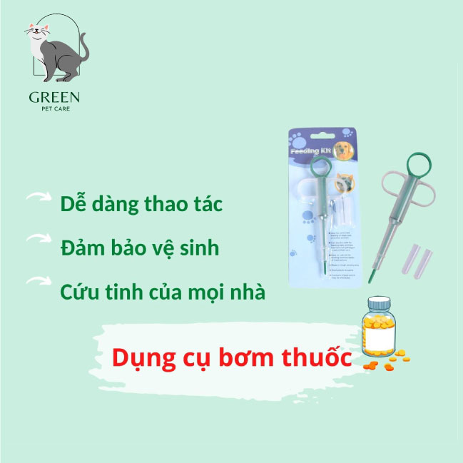 Dụng cụ hỗ trợ cho chó/mèo uống thuốc - Đầu silicon siêu mềm