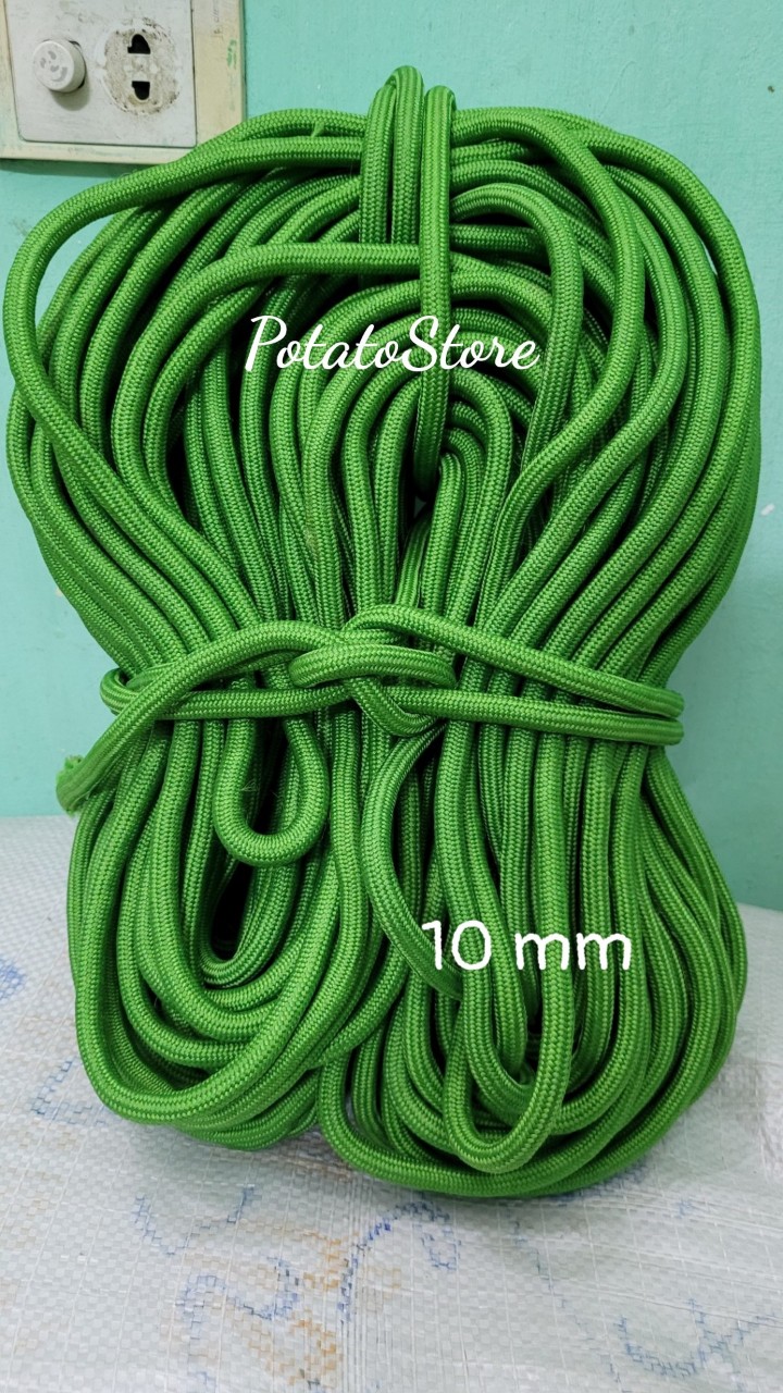 Dây dù tròn 10mm bền, chắc. dài 10m, 20m, 30m...
