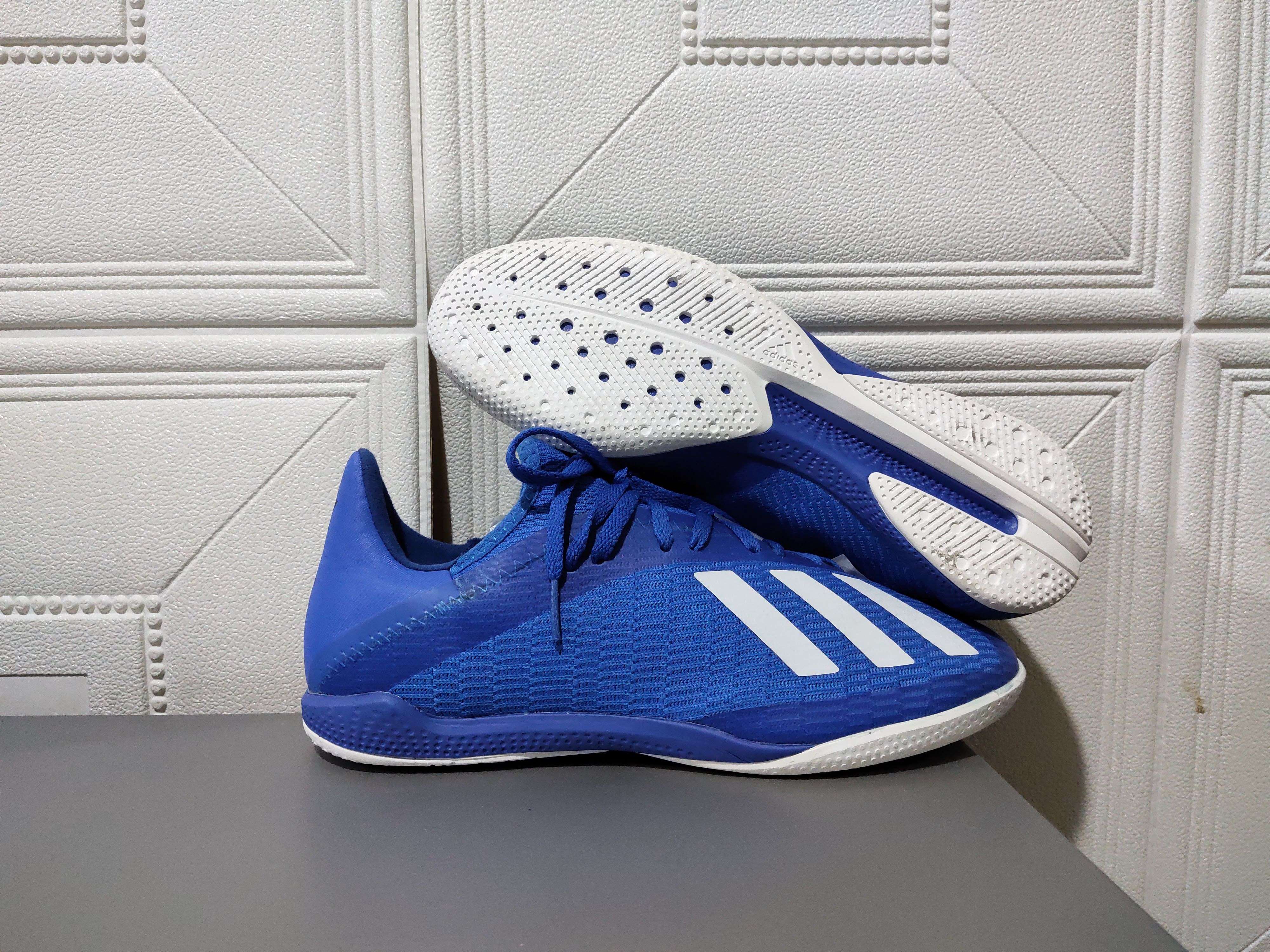 Giày đá bóng futsal ic xanh biển