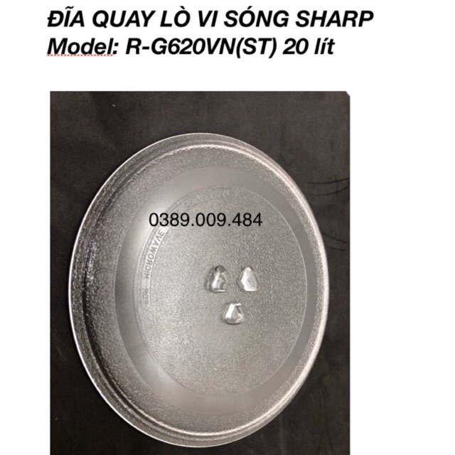 Đĩa lò vi sóng sharp r-g620vn- 20 lít