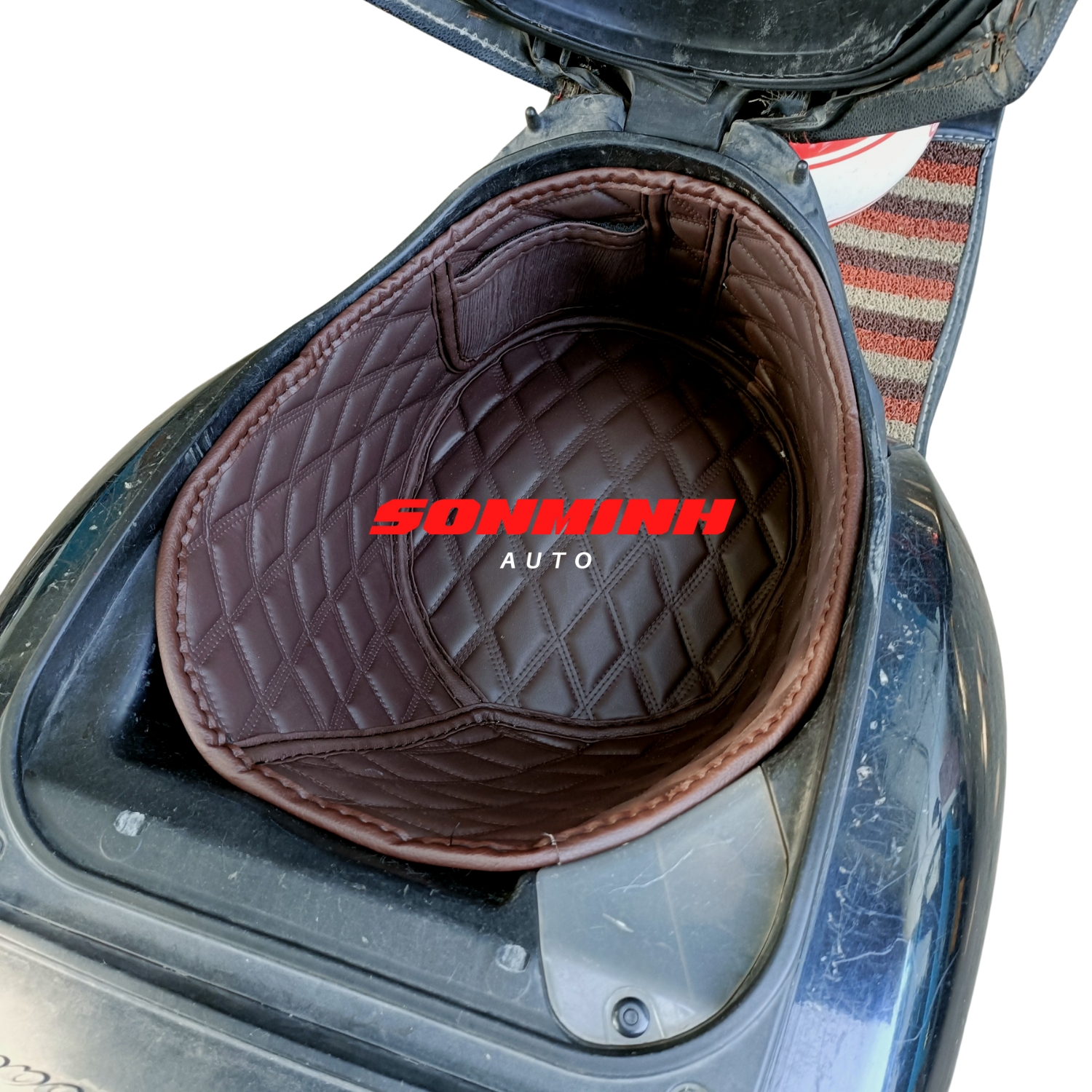Lót cốp xe máy HONDA SH Mode chất liệu da cao cấp chống nóng thiết kế có túi tiện dụng