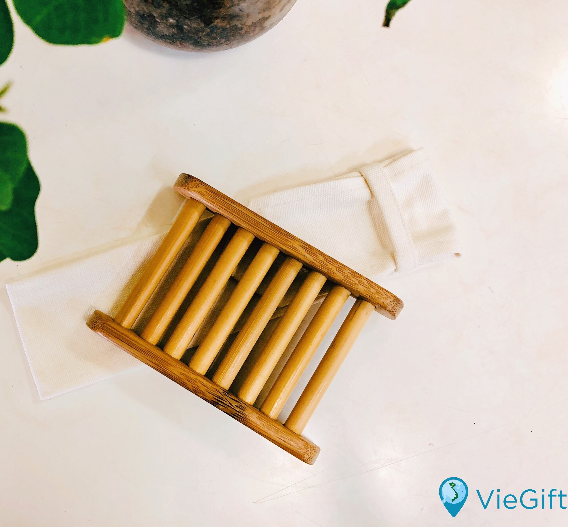 Khay đựng xà phòng bằng tre tự nhiên