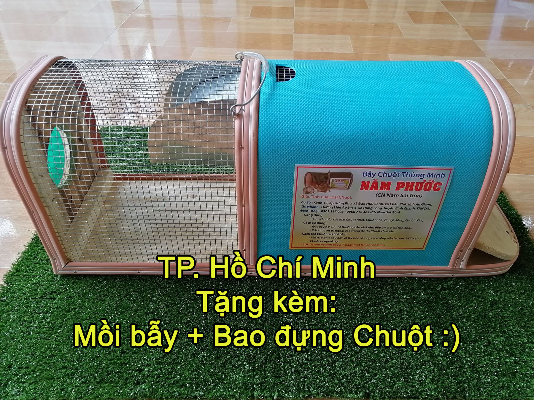 Bẫy Chuột Thông Minh NĂM PHƯỚC Loại ĐẠI