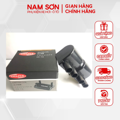 Mobin/ bobin đánh lửa chính hãng delphi sinh ra cao áp tạo tia lửa ổn định - dành cho dòng xe deawoo lanos , nubira