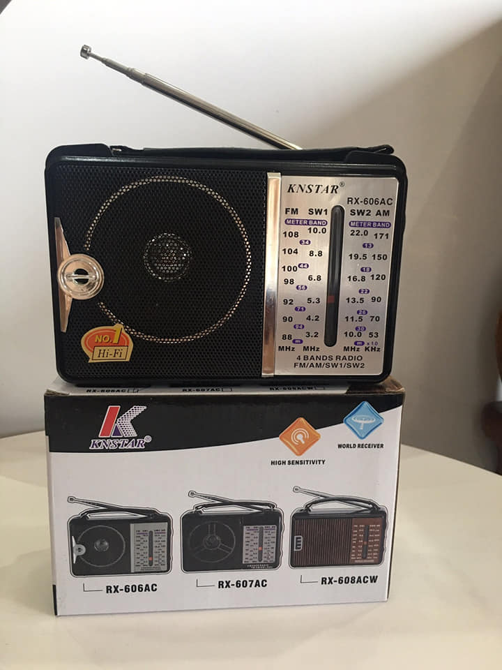Đài radio pin sạc fm knstar rx-606