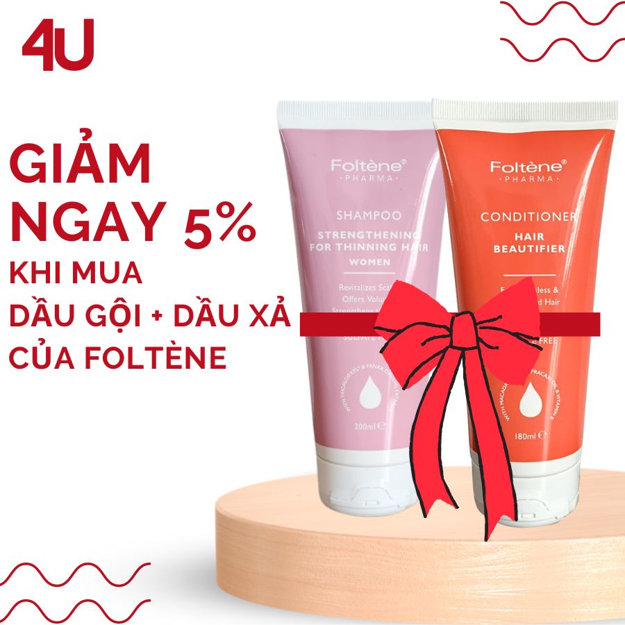 Combo dầu gội+ xả foltene nữ