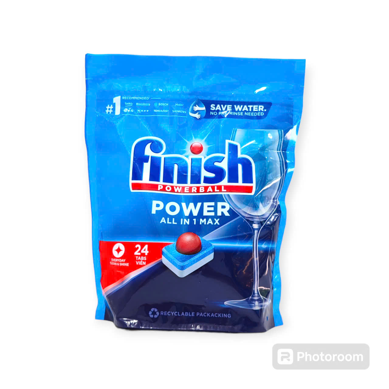 Viên Rửa Bát Finish Power Cube Nhật Bản (Túi 150 Viên) Dành Cho Máy Rửa Bát - 5