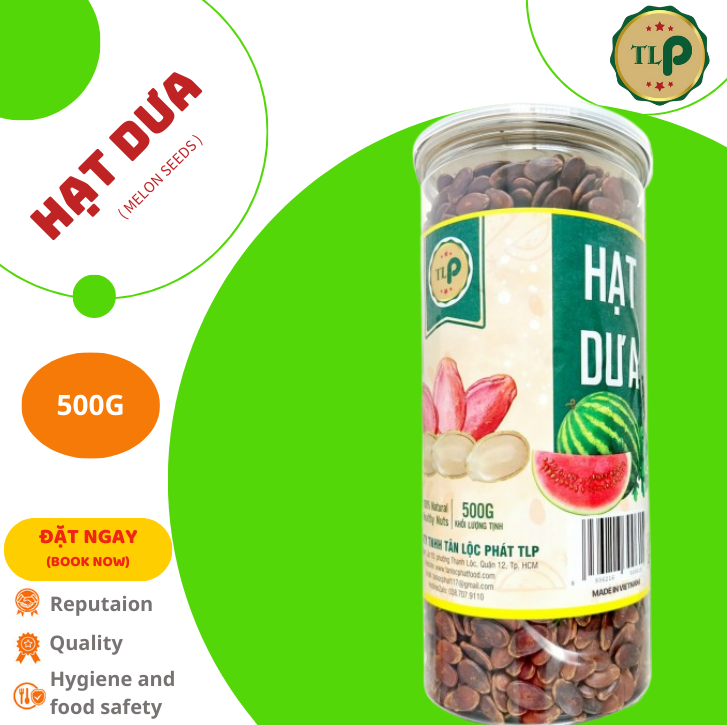 Hạt dưa tân lộc phát - hũ 500g