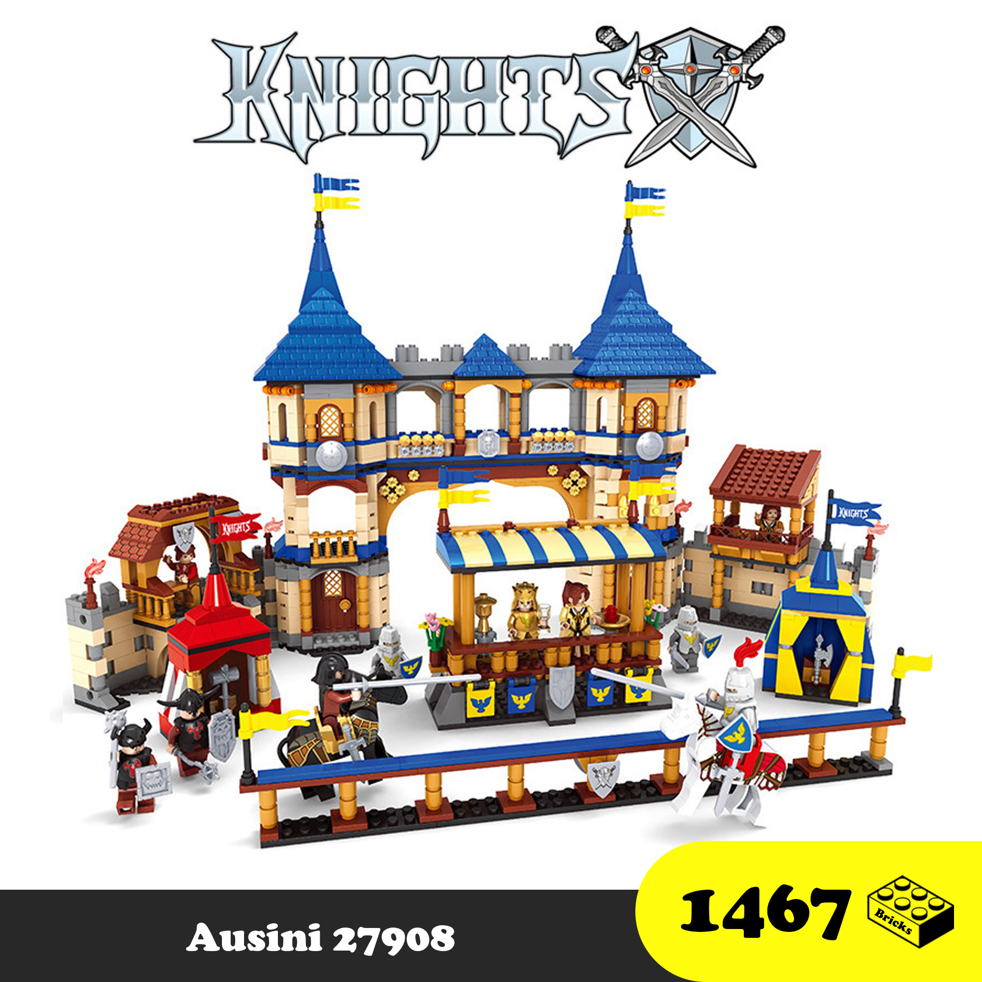 Lego Castle Knight 27908 - Lego Lâu đài kỵ sĩ của nhà vua - Cuộc chiến sinh tử Knights