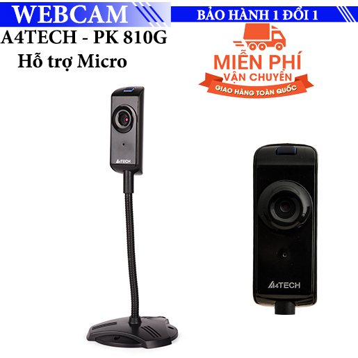 Webcam a4tech pk-810g 16 megapixel - dùng cho học trực tuyến, livestream lớp học online