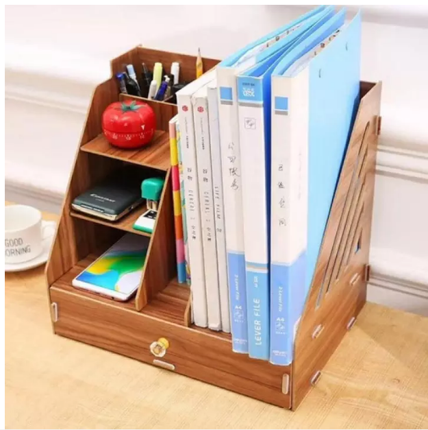 Kệ Sách Gỗ Mini Để Bàn Làm Việc