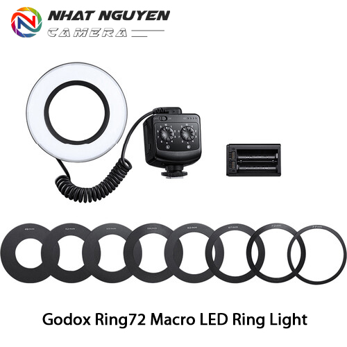 Đèn godox ring72 macro led ring light - bảo hành 12 tháng
