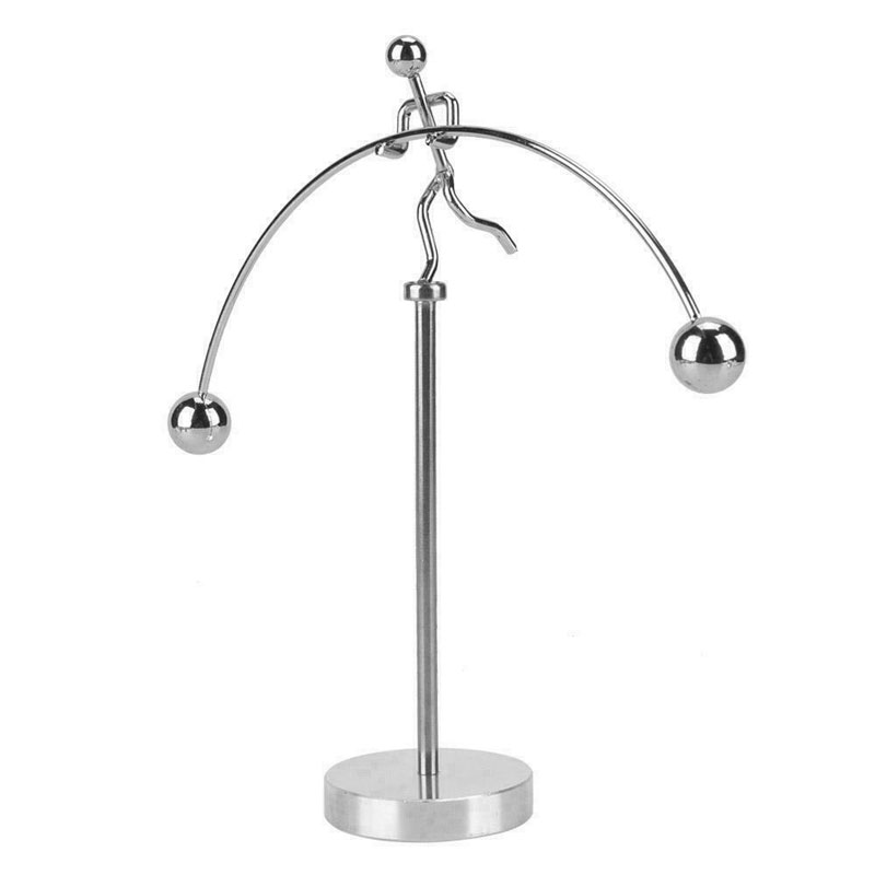 ĐỒ CHƠI ĐỘNG LỰC HỌC - NGƯỜI CÂN BẰNG ĐẾ CAO (PERPETUAL MOVEMENT BALANCE ART) QUÀ TẶNG, SINH NHẬT, TRAO ĐỔI QUÀ