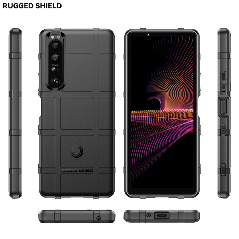 Ốp lưng rugged shield chống sốc cho sony xperia 1 - xperia 1 mark 2 - xperia 1 mark 3 - xperia 1 mark 4 - xperia 1 mark 5