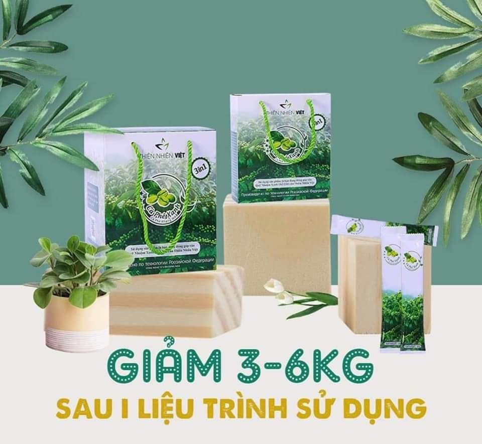 [HCM]Combo 2 hộp Cafe Xanh kháng mỡ - Cafe Giảm Cân - Cafe Xanh- Chính Hãng Công ty Thiên Nhiên Việt