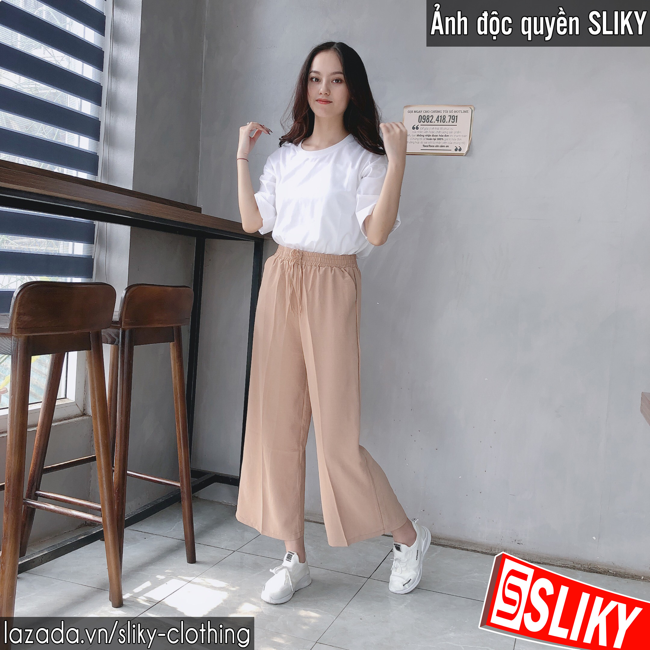 Quần đũi lụa suông - SIKY - QDX