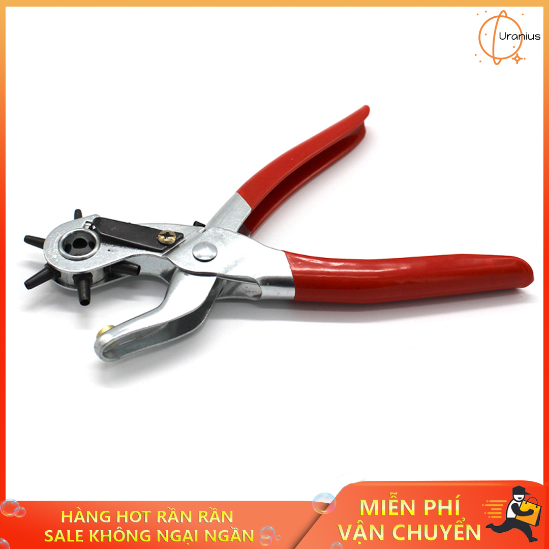 Dụng cụ bấm lỗ dây nịt, Dụng cụ bấm lỗ da, Kiềm bấm lỗ tròn, Kìm Bấm Lỗ Dây Nịt Punch thiết kế nhỏ gọn, dễ dàng sử dụng, tiện lợi bất ngờ