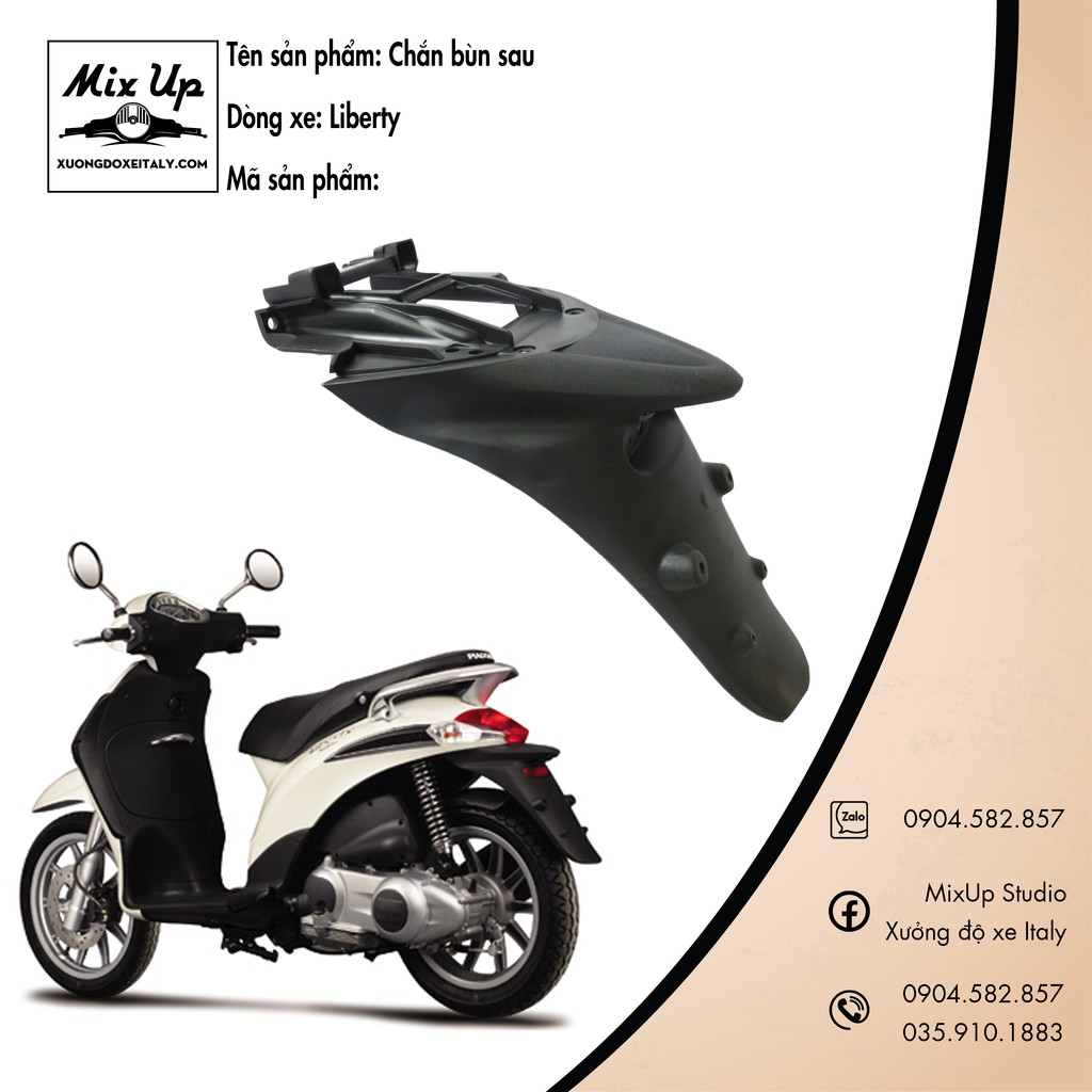 CHẮN BÙN DÒNG XE PIAGGIO LIBERTY