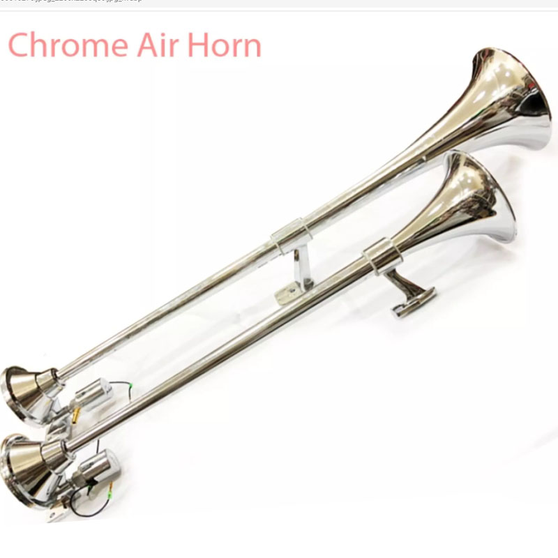Bộ 2 cây Còi hơi dài 100cm, và 70cm mạ chrome bền bỉ theo thời gian, tiết kiệm, giá tốt dễ lắp đặt, chất lượng cao