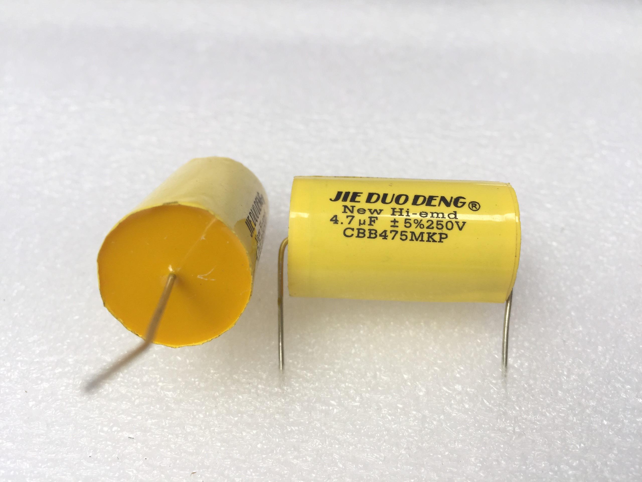 TỤ PHÂN TẦN 4.7MF 250V - TỤ LOA TREBLE - TỤ CHỐNG CHÁY TRÉP - TỤ CẢN LOA TREBLE