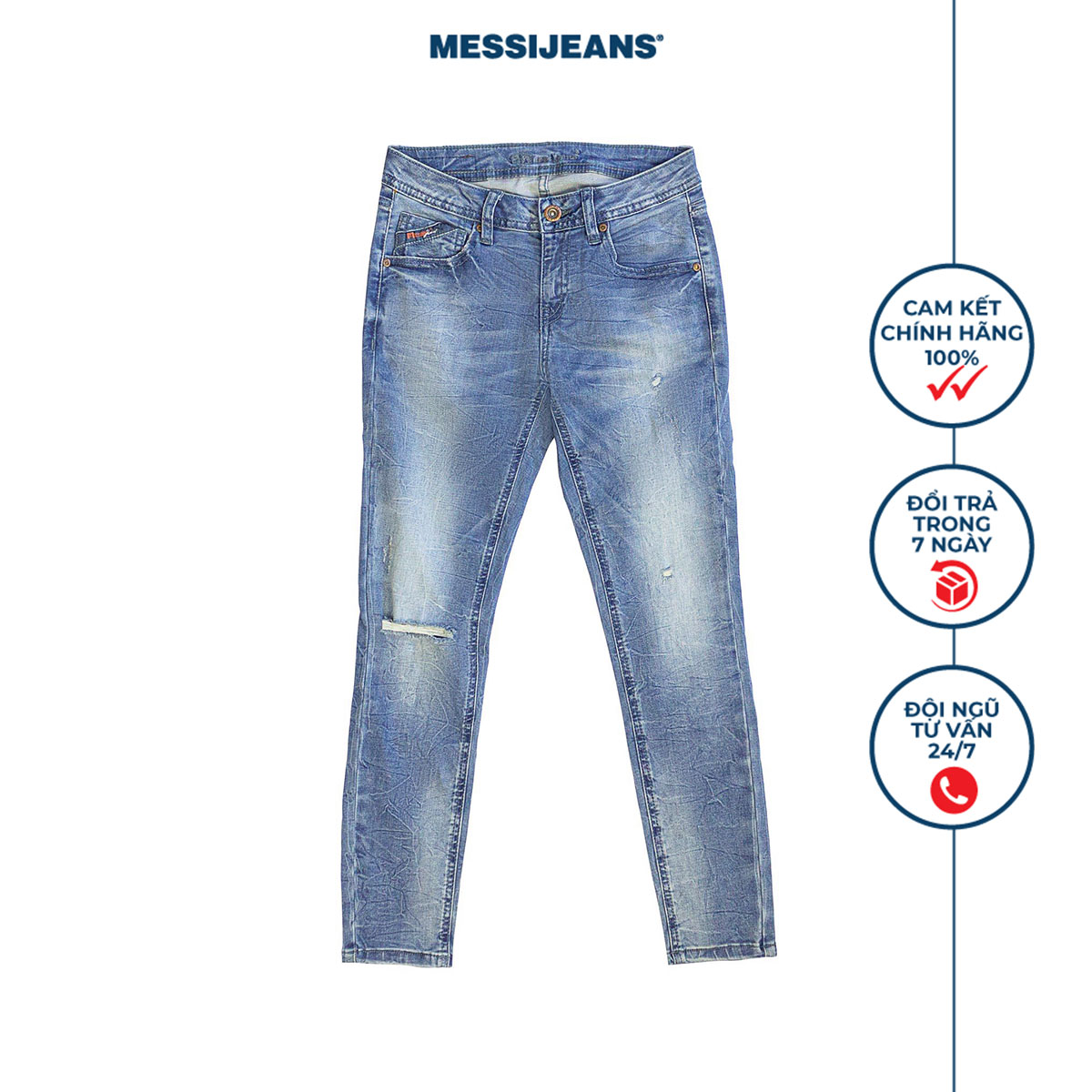 Quần Jean Lửng Nữ MESSI SJW-698-18