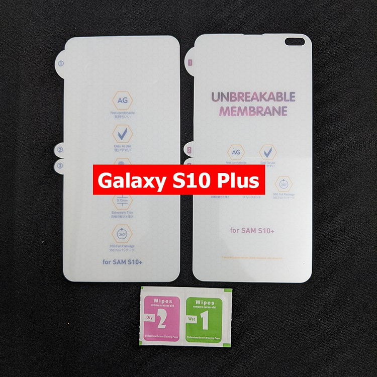 Combo dán chống xước ppf ag nhám mặt trước và sau galaxy s10 plus