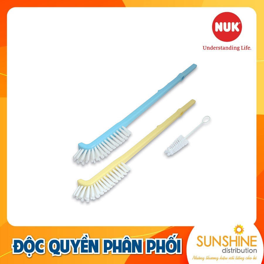 Bộ chổi cọ bình sữa nuk deluxe