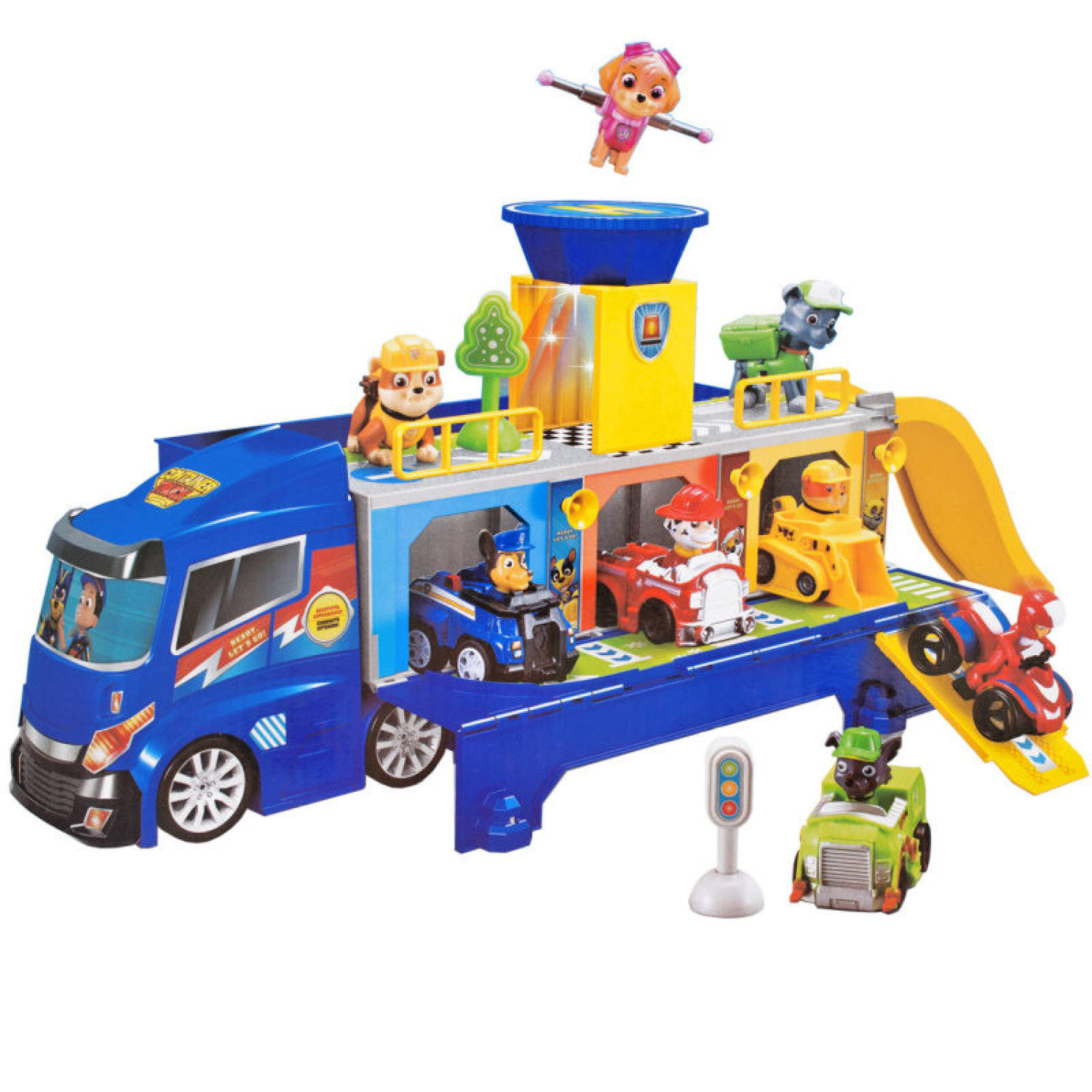 Xe tải chó cứu hộ Paw Patrol Car, bộ đồ chơi cho cứu hộ SH10