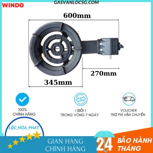 Bếp gas công nghiệp-bếp ga công nghiệp-Bếp gas công nghiệp WINDO-MODEL:280C