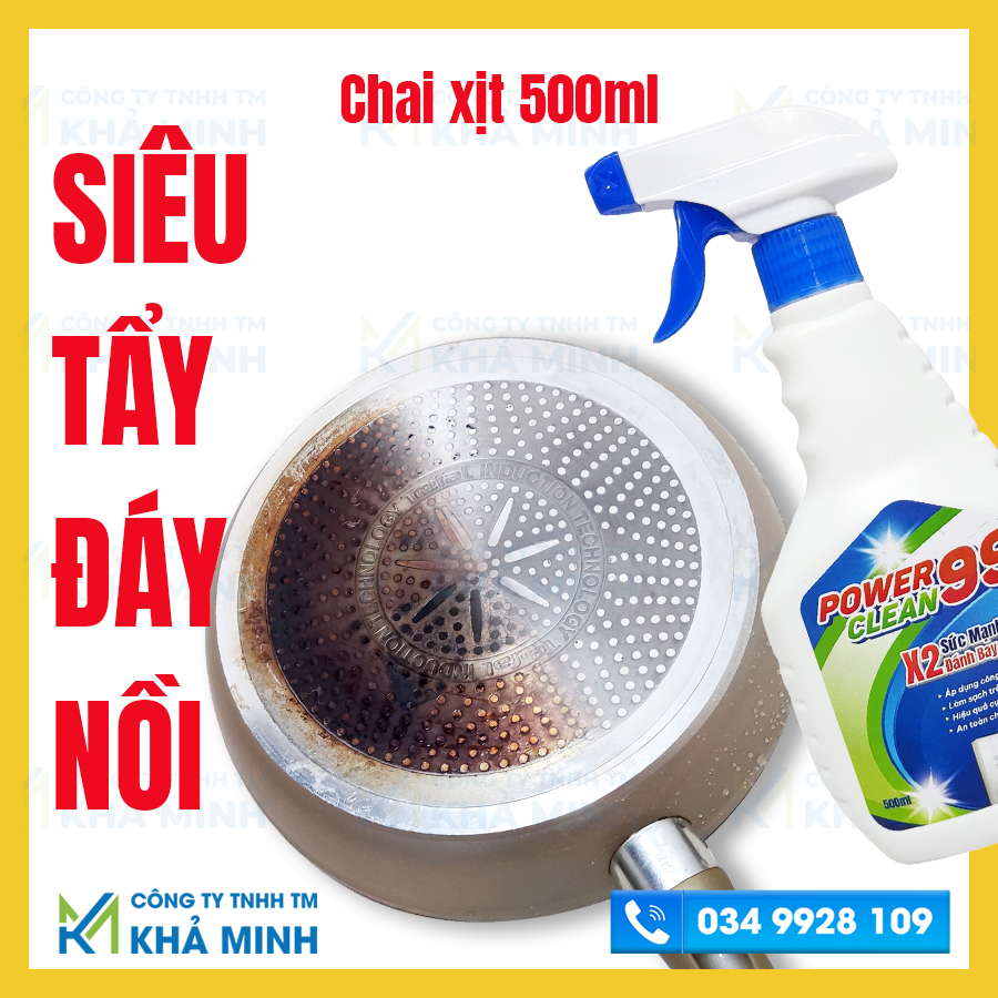 Tẩy dầu mỡ siêu mạnh POWER CLEAN 99, hiệu quả tẩy cực nhanh, cực mạnh, an toàn sức khỏe
