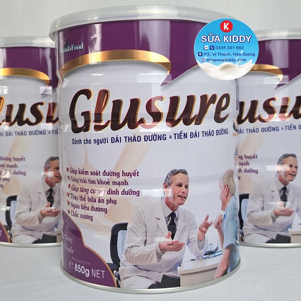 Combo 2 lon sữa tiểu đường PISILAC GLUSURE dành cho người bệnh tiểu đường
