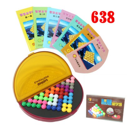 Bộ trò chơi trí tuệ kim tự tháp - câu đố viên bi 638 bài chơi , đa dạng mẫu mã, chất lượng đảm bảo và cam kết hàng đúng như mô tả