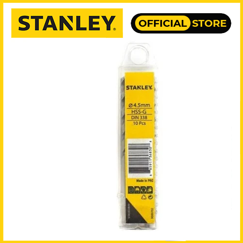 Mũi khoan sắt 4.5mm hss stanley sta50059b10