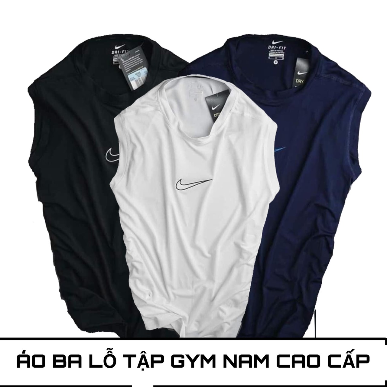 Áo Ba Lỗ Nam, Áo tank top tập gym nam cao cấp, chất liệu thun 4 chiều, co dãn thấm hút mồ hôi cực tốt ABL01