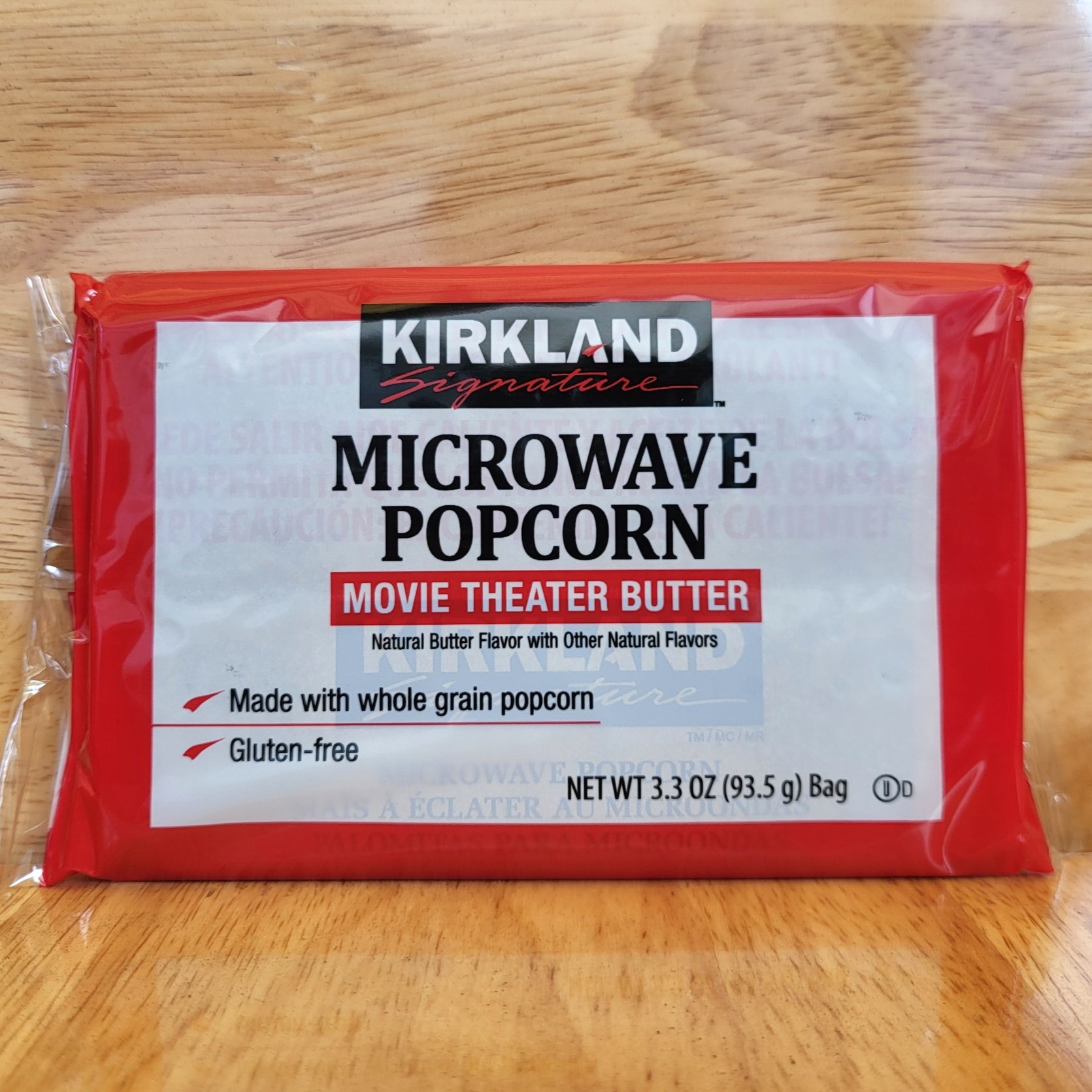 KIRKLAND [gói lẻ 93.5g] BẮP NỔ (Bỏng ngô) BƠ BẰNG LÒ VI SÓNG [USA] Microwave Popcorn Movie Theater Butter
