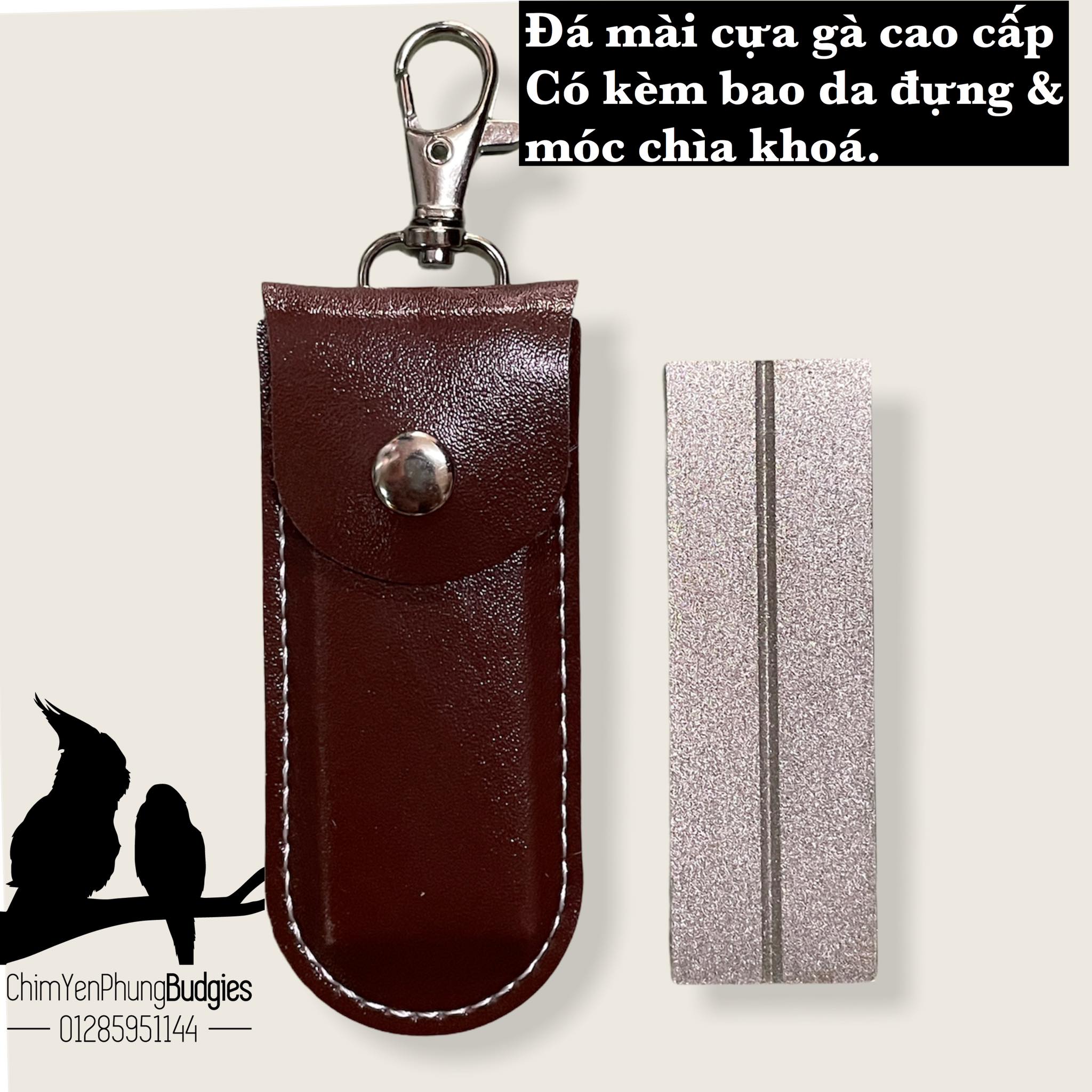 Đá mài cựa 2 mặt mịn cho gà đá