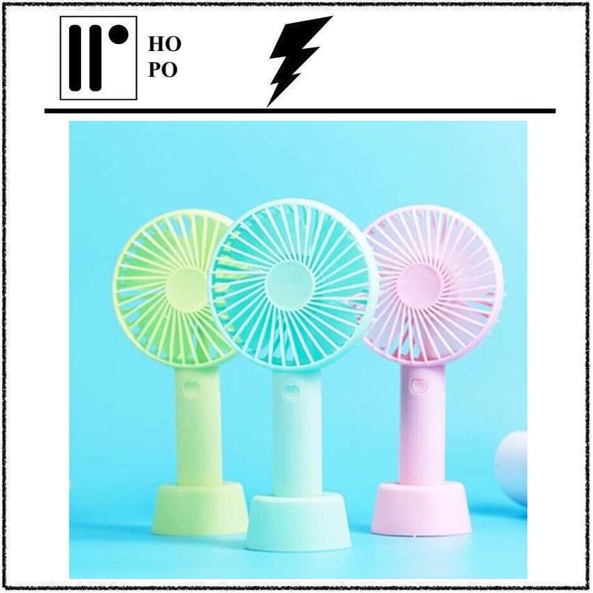 Quạt cầm tay mini có đế n9 để bàn - nhiều màu
