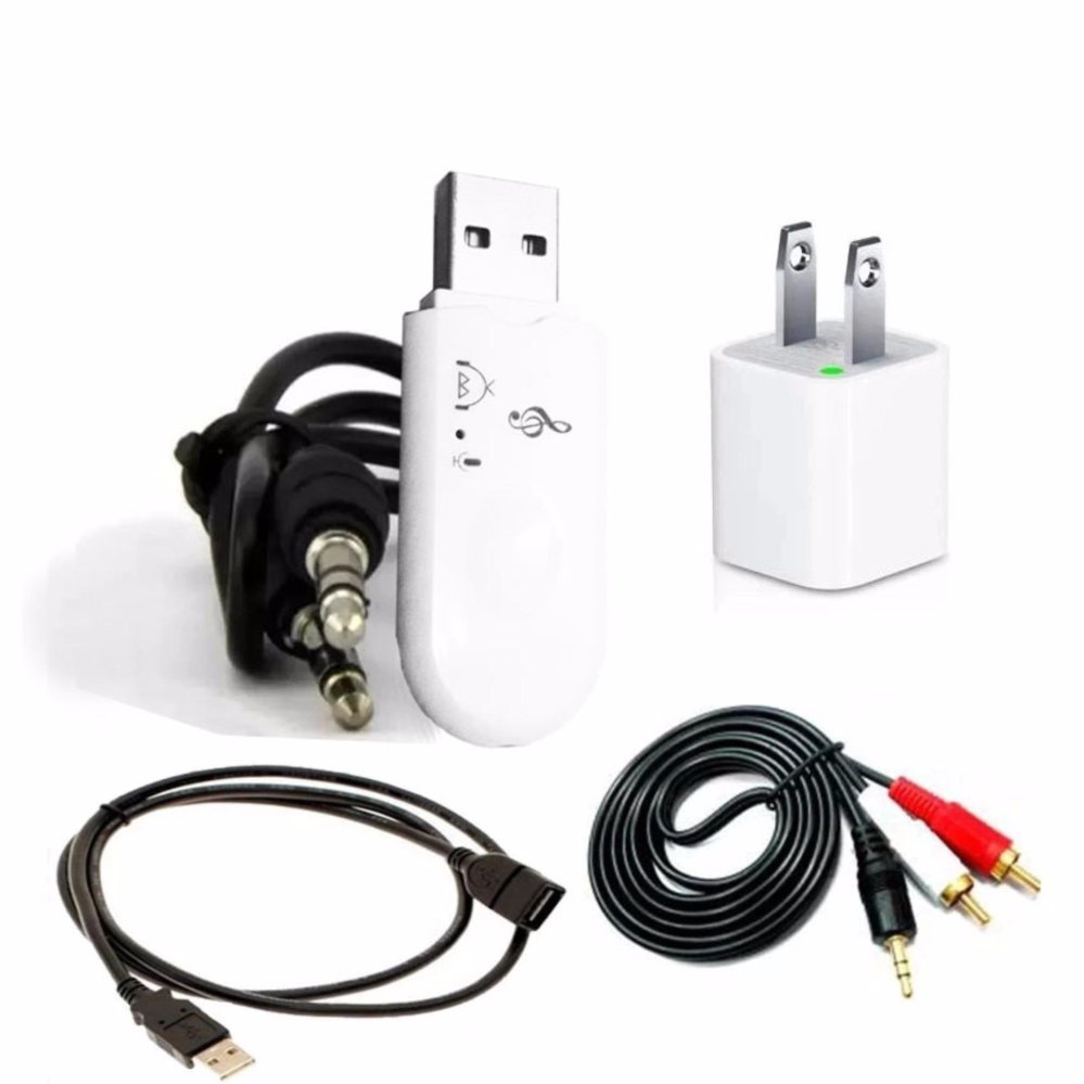 Bộ USB Bluetooth Thế hệ 2 BT Dongle Plug&Play 5in1 tạo kết nối bluetooth cho amply và loa