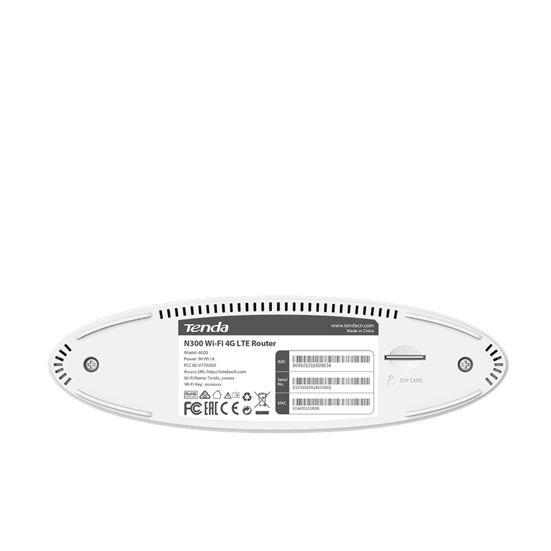 Bộ phát wifi 4g từ sim tenda 4g03 - router wifi dùng sim 4g lte n300
