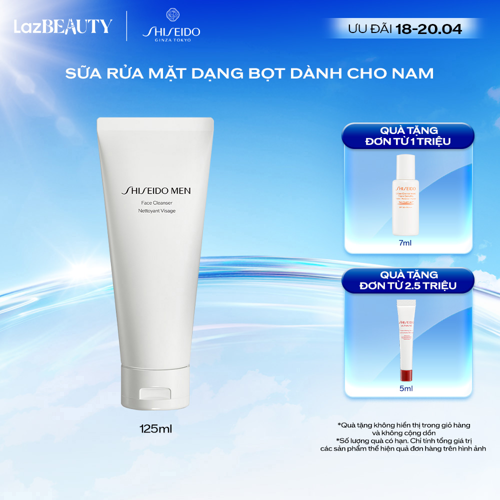Sữa rửa mặt Shiseido Men Face Cleanser 125ml