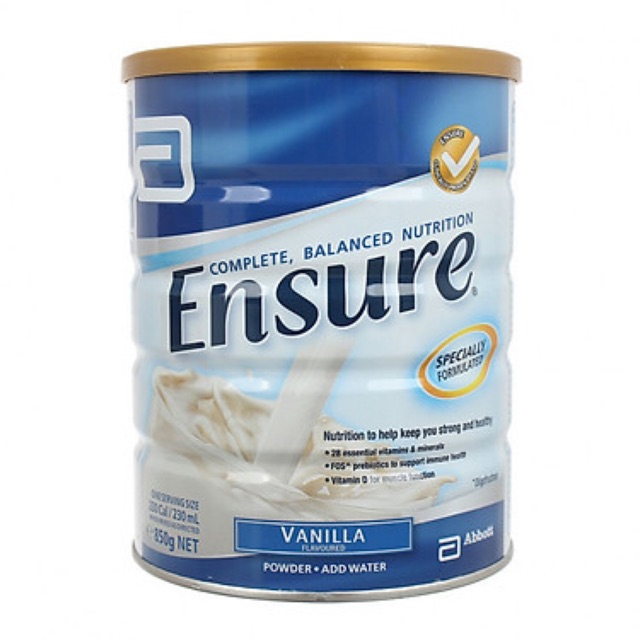 Sữa bột Ensure 850gr hàng Úc.date mới NTDT