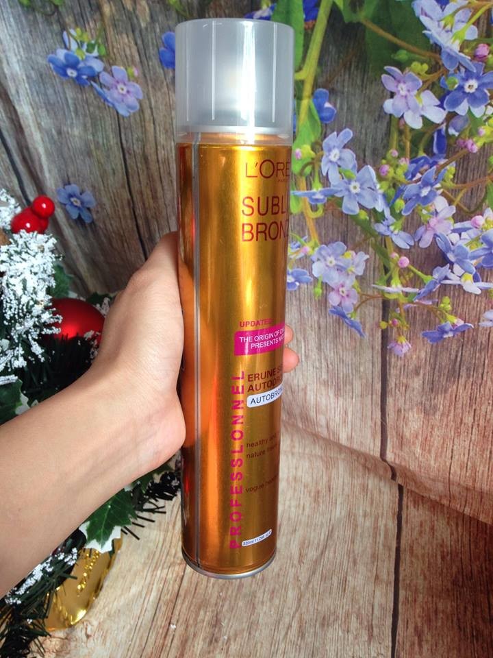 Gôm Xịt Tóc Loreal Sublime Bronze 320ml