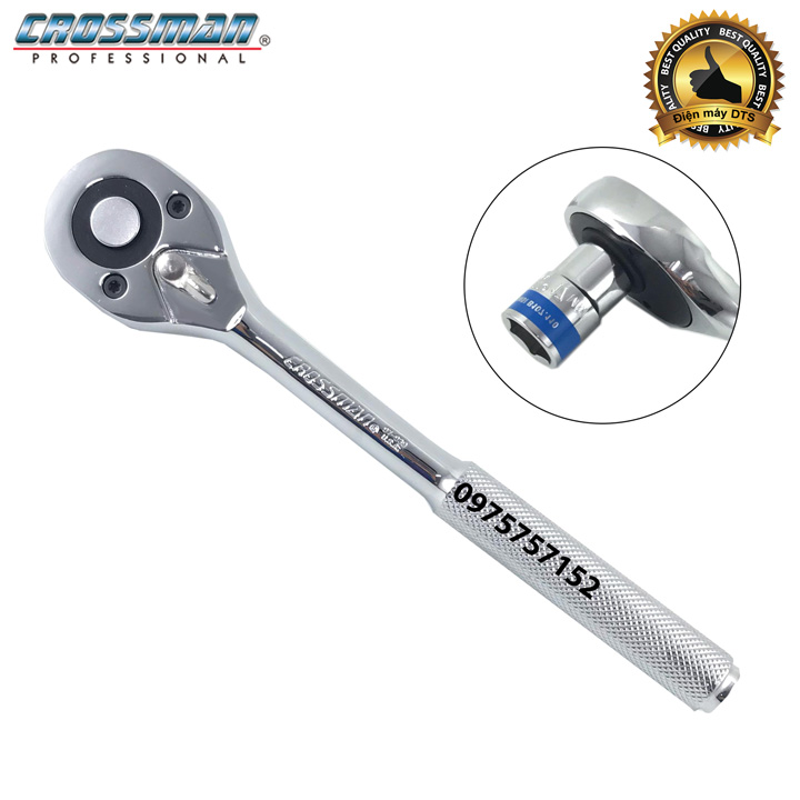 Cần siết tự động 1/2 cao cấp hai chiều Crossman U.S.A 10 inch/ 250mm (Cần lắc tay)