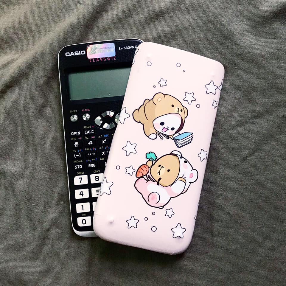 decal dán casio 580 vn trang trí đề can máy tính in theo yêu cầu fx casio 580 vn x bỏ túi cầm tay decan