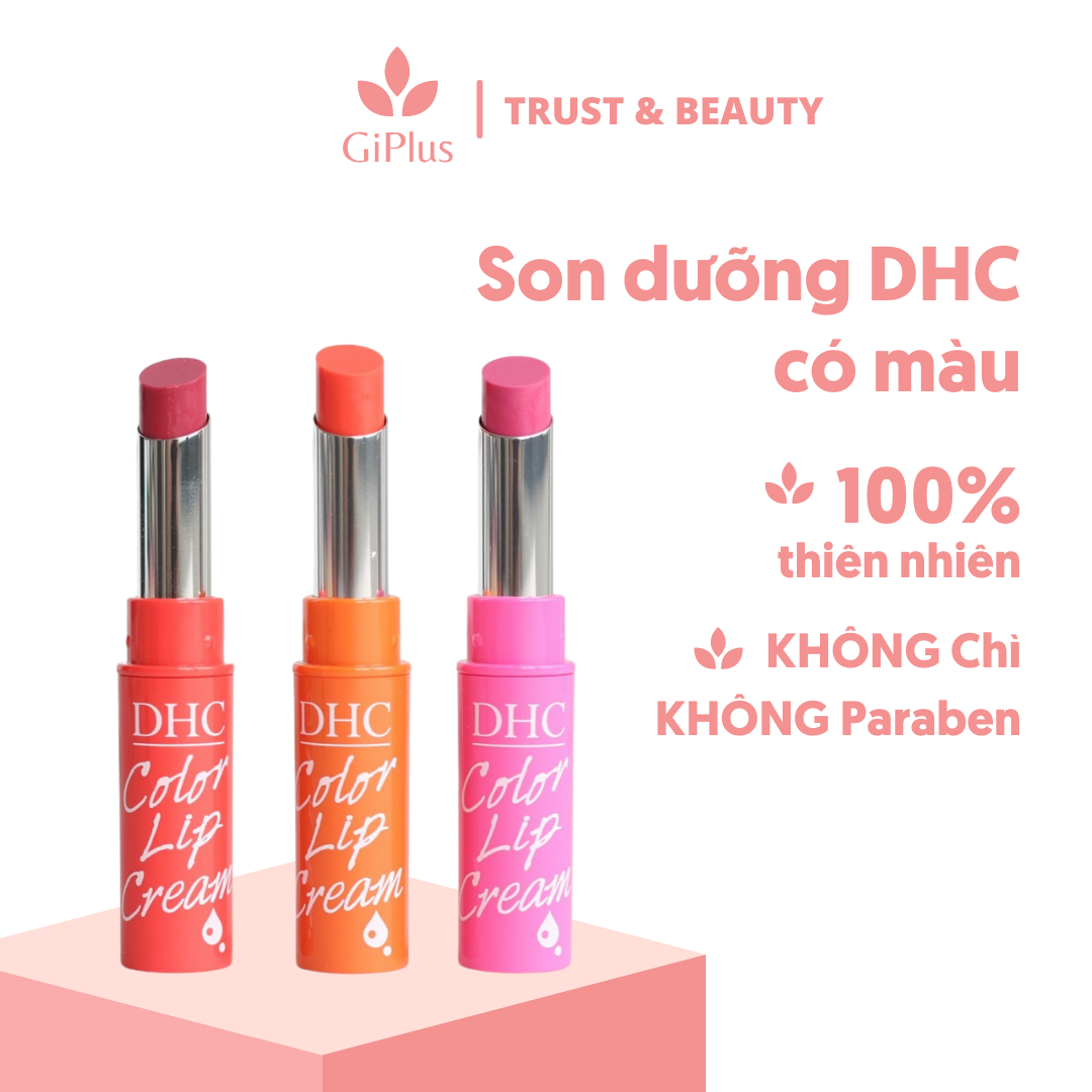 Son dưỡng môi có màu dhc color lip cream dưỡng ẩm, chống khô môi, làm hồng môi
