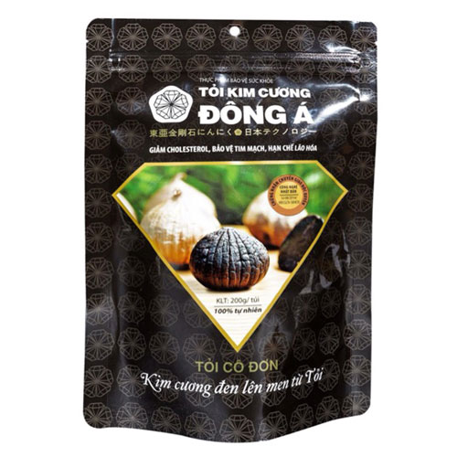 Tỏi đen cô đơn Kim cương Đông Á