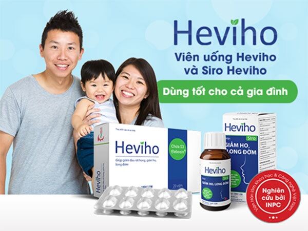 ✅✅Viên uống Heviho và Siro Heviho - Giúp giảm đau rát họng, giảm ho, long đờm