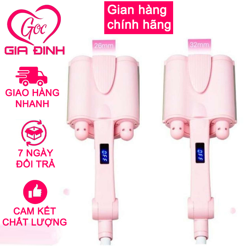Máy làm tóc sóng nước 3 càng màn hình LG chỉnh nhiệt