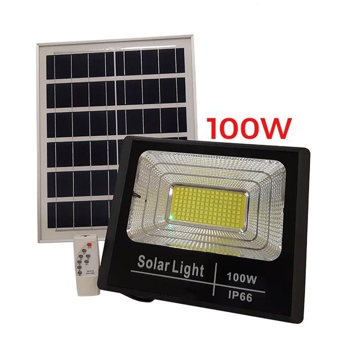 Đèn led năng lượng mặt trời 100W treo tường (IP66 OR IP67)
